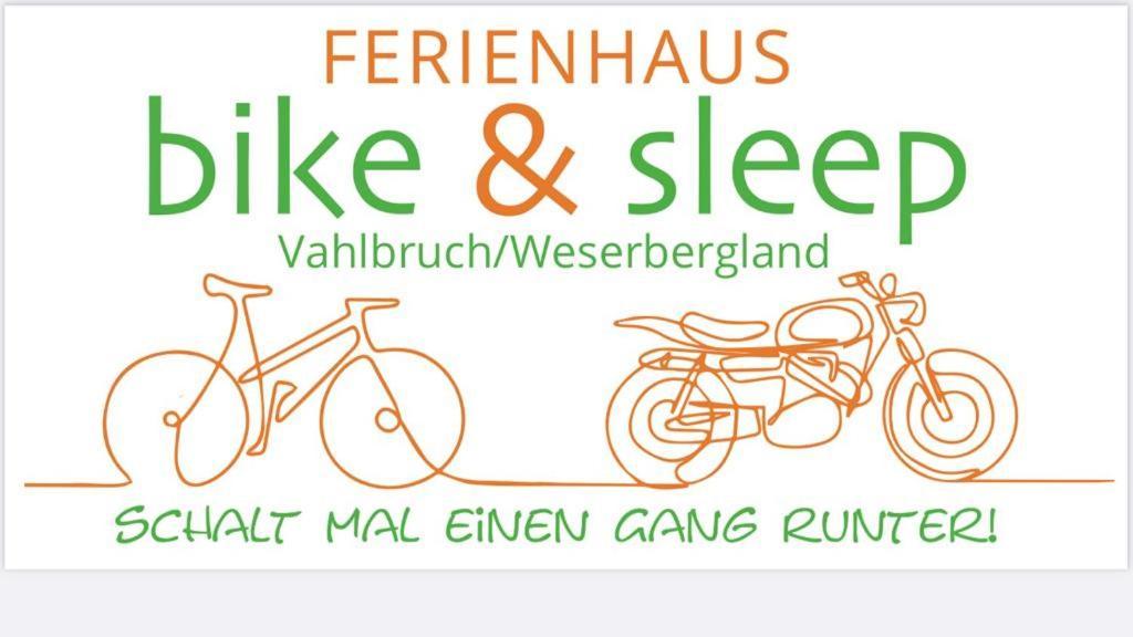 Bike & Sleep Weserbergland Ferienhaus Vahlbruch Exterior photo